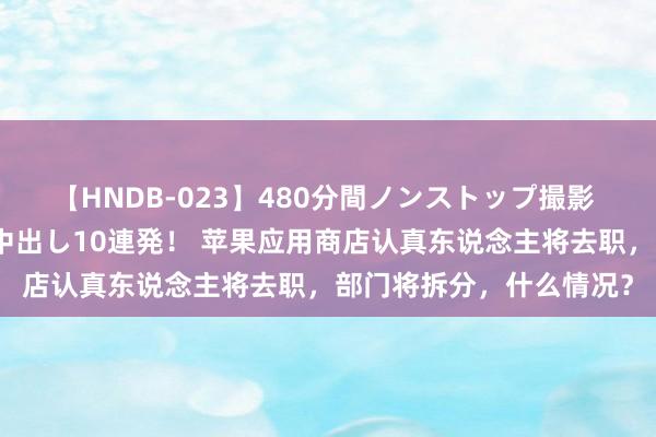 【HNDB-023】480分間ノンストップ撮影 ノーカット編集で本物中出し10連発！ 苹果应用商店认真东说念主将去职，部门将拆分，什么情况？