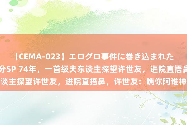 【CEMA-023】エログロ事件に巻き込まれた 人妻たちの昭和史 210分SP 74年，一首级夫东谈主探望许世友，进院直捂鼻，许世友：瞧你阿谁神气