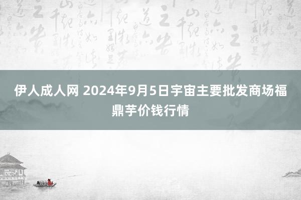 伊人成人网 2024年9月5日宇宙主要批发商场福鼎芋价钱行情