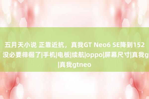 五月天小说 正靠近抗，真我GT Neo6 SE降到1520元，没必要徘徊了|手机|电板|续航|oppo|屏幕尺寸|真我gtneo