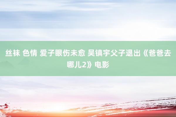 丝袜 色情 爱子眼伤未愈 吴镇宇父子退出《爸爸去哪儿2》电影