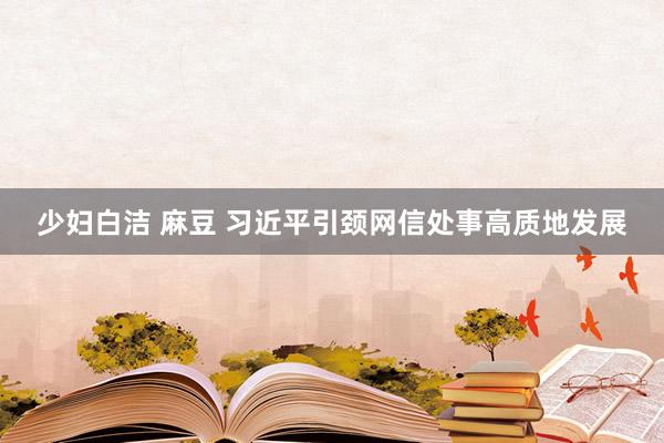 少妇白洁 麻豆 习近平引颈网信处事高质地发展